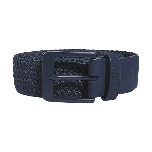 adidas - 【新品】アディダス ゴルフ ベルト メンズ メタリックロゴ ネイビー adidas ベルト リバーシブル トロフィー ツアーベルト「adidas